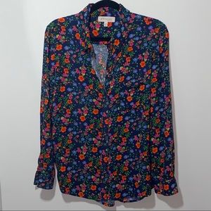 Philosophy floral button down blouse!